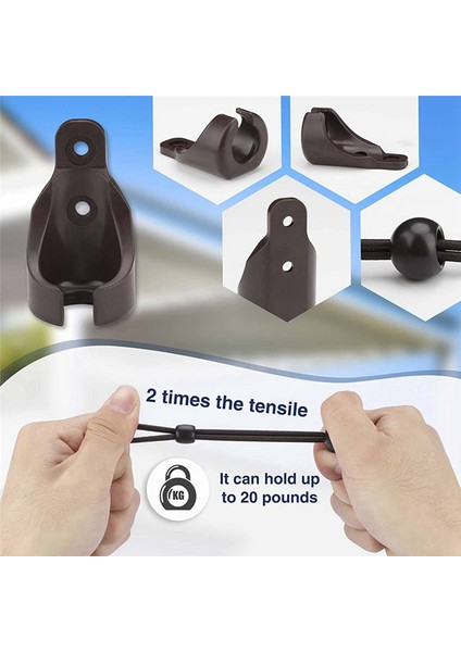 Geliştirilmiş Bungee Kiti ve Uç Kapağı Açık Hava Rulo Güneşlik Gölgelik Bağlama (Yurt Dışından) fırsatları