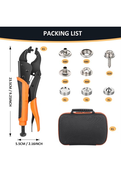 Çıtçıt Alet Seti 80 Set Deniz Çıtçıtlı 15 mm Çıtçıt Aleti (Yurt Dışından) fiyatları