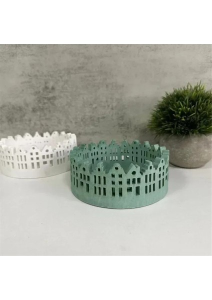 Hollow House Mumluk Silikon Kalıp Ev Mum Dekorasyon Kalıbı (Yurt Dışından) fırsatları