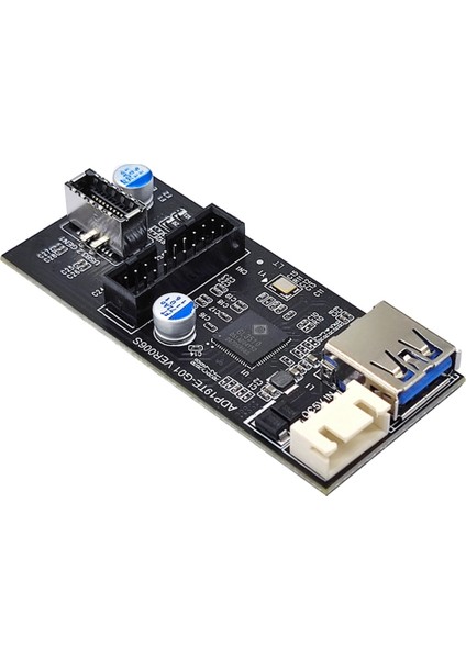 Başlık 19PIN - Tip E + 19PIN Anakart 1 Ila 2 Ayırıcı USB 3.0 Hub USB Adaptör Konektörü USB 19PIN Konektör(A) (Yurt Dışından)