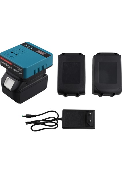 Güç Invertörü Dc Invertör Adaptörü 21V Ila 220V Güç Kaynağı Invertörü Iki Güç Kaynağı ve Pil Için Bir Şarj Ab Fişi (Yurt Dışından)
