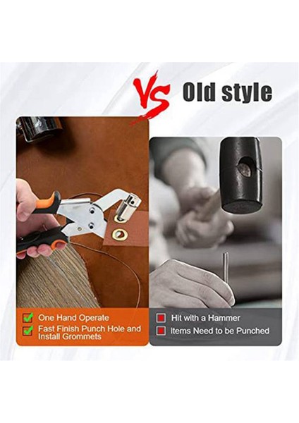 Grommet Göz Pense Takımı 400 Metal Gözlü Grommet Alet Takımı (Yurt Dışından) modelleri