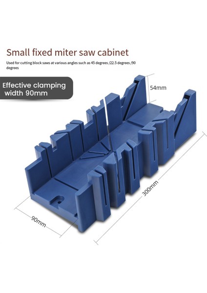 Kelepçeli Gönye Testere Kutusu Ahşap Alçı Eğik Açı Kesme Aleti S (Yurt Dışından) fiyatları