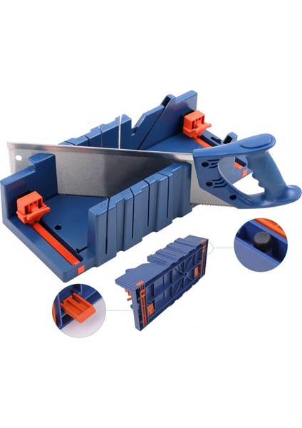 Kelepçeli Gönye Testere Kutusu Ahşap Alçı Eğik Açı Kesme Aleti S (Yurt Dışından) modelleri