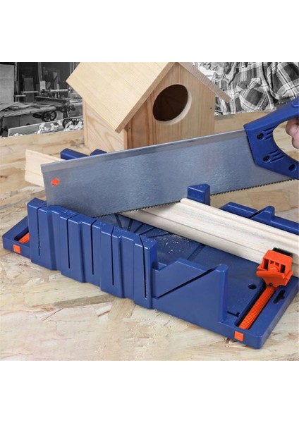 Kelepçeli Gönye Testere Kutusu Ahşap Alçı Eğik Açı Kesme Aleti S (Yurt Dışından) fırsatları
