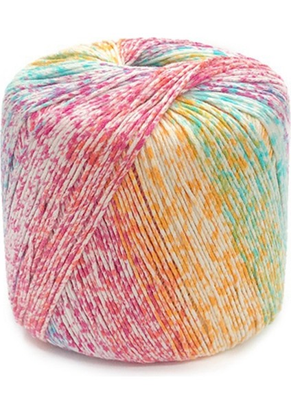 40GTOP Renkli Dantel Pamuklu Iplik Segmental Boyama Degrade Iplik C (Yurt Dışından)