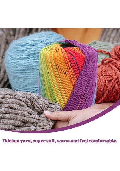 40GTOP Renkli Dantel Pamuklu Iplik Segmental Boyama Degrade Iplik C (Yurt Dışından) modelleri