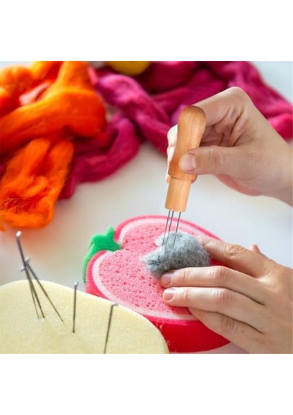 Iğne Keçeleme Seti Yün Keçeleme Iğneleri Aracı Yeni Başlayanlar Için 3 Boyut (Yurt Dışından) fiyatları