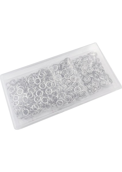 150 Takım Çıtçıt Düğme 9.5mm Metal Gümüş Çıtçıt Düğmeler (Yurt Dışından)