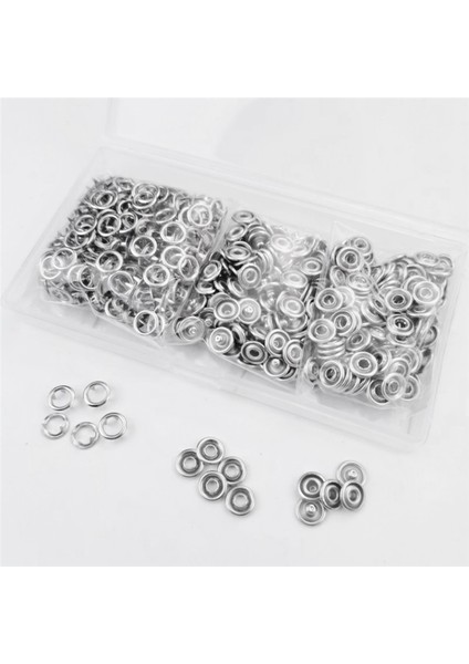 150 Takım Çıtçıt Düğme 9.5mm Metal Gümüş Çıtçıt Düğmeler (Yurt Dışından) fiyatları