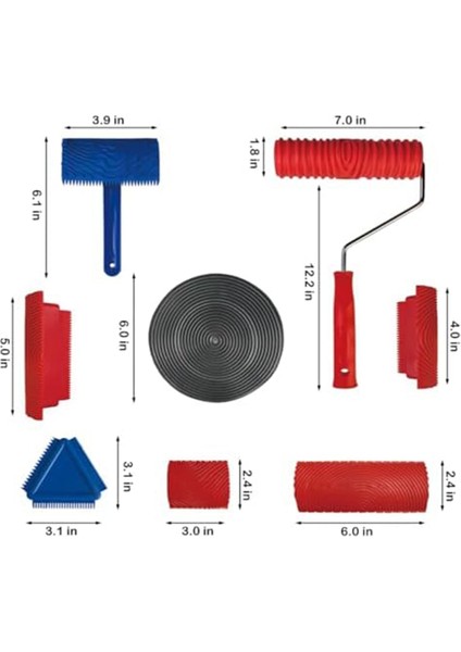 Ahşap Desenli Alet Seti Baskılı Sanat Ahşap Desenli Aletler Doku Silindiri (Yurt Dışından) fiyatları