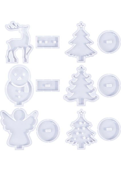 Sevimli Melek Silikon Kalıp Içi Boş Noel Sanatı (Yurt Dışından)