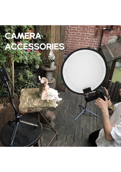 40CM Yuvarlak Evrensel Taşınabilir Speedlight Softbox Flaş Difüzör Kamera Için Üstte Yumuşak Kutu (Yurt Dışından)