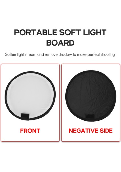 40CM Yuvarlak Evrensel Taşınabilir Speedlight Softbox Flaş Difüzör Kamera Için Üstte Yumuşak Kutu (Yurt Dışından)