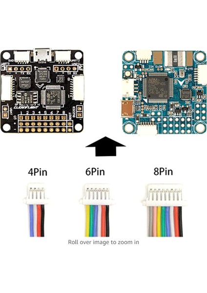 Sh1.0 Konnektörleri ve Önceden Kıvrılmış Kablolar Sh1.0mm Fpv Drone Uçuş Kontrol Cihazı Için 15CM Tel (Yurt Dışından)