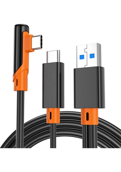 Usb3.2 Gen1 Vr Bağlantı Kablosu Oculus Quest 1 2 3/pıco Neo 3/pıco 4 Hızlı Şarj 9V 2A 5gbps Usb-C Vr Stream Line (Yurt Dışından)