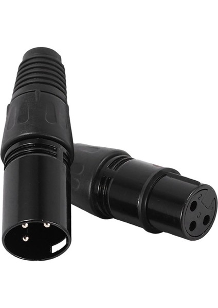 40 Adet 3pin Xlr Erkek - Dişi Mikrofon Uzatma Kablosu Mikrofon Kabloları Fiş Ses Soketi Mikrofon Ses Konnektörü (Yurt Dışından)