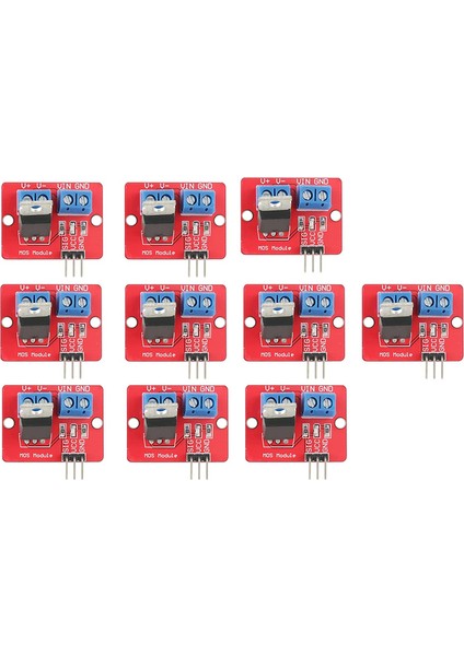 10 Adet IRF520 Mos Sürücü Modülü Pwm Dimmer 0-24 V Üst Mosfet Düğmesi Irf 520 Arduino Mcu Arm Ahududu Pi Için (Yurt Dışından)