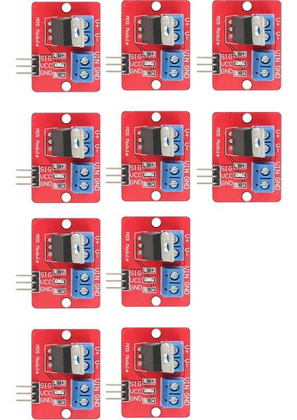 10 Adet IRF520 Mos Sürücü Modülü Pwm Dimmer 0-24 V Üst Mosfet Düğmesi Irf 520 Arduino Mcu Arm Ahududu Pi Için (Yurt Dışından)