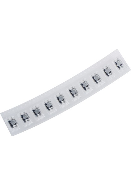 10 x Tip B Dişi Gümüş Mini USB 5 Pinli Soket Şarj Aleti Montaj Prizi Konektörü (Yurt Dışından)