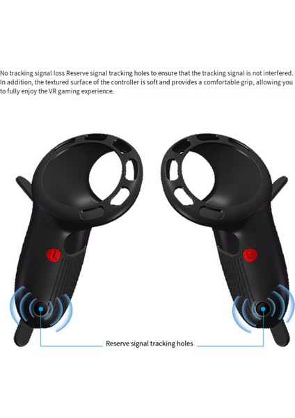 Silikon Denetleyici Sapları Kapak Için Oculus/meta Quest 3 Vr Sol Sağ Rocker Cap Denetleyici Koruyucu Kapak Siyah (Yurt Dışından)