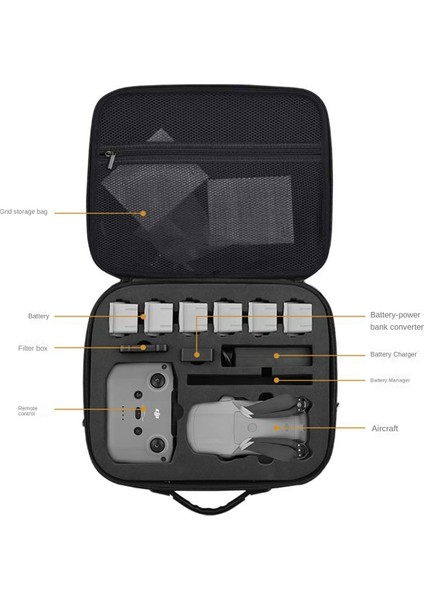 Seyahat Omuz Çantaları Dji Mavic Air 2/aır 2s/mini 2/mini/se Saklama Çantası Hardshell Kutusu Naylon Paket Aksesuarı (Yurt Dışından)