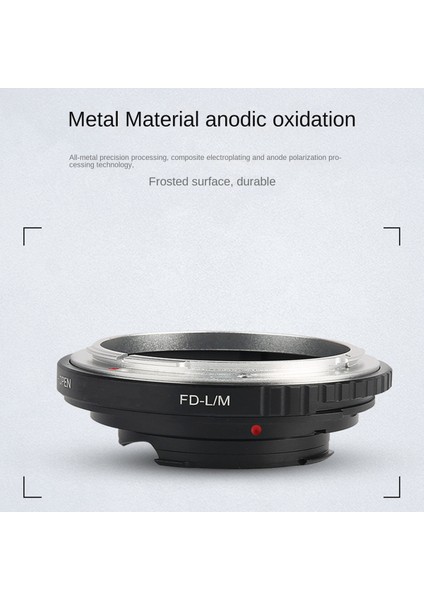Canon Fl Lens ile M Gövde Arasında Lens Adaptör Halkası (Yurt Dışından)