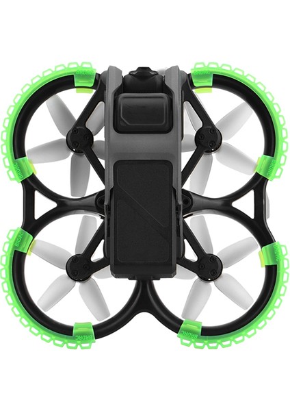 Brdrc 4 Adet Pervane Koruyucu Kılıf 360 Derece Düşmeye Dayanıklı Koruma Kılıfı Çarpışma Önleyici Avata Drone Blade Yeşil (Yurt Dışından)
