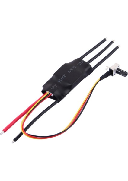 Üç Fazlı Fırçasız ve Hall-Free Dc Motor Kontrol Cihazı Bldc Esc, Potansiyometre Soğutmalı 7-24V (Yurt Dışından)