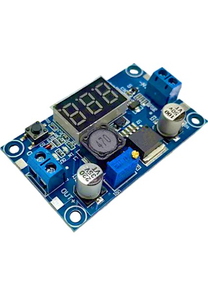LM2596 Dc Dc Ayarlanabilir Adım Aşağı Dönüştürücü Voltaj Regülatörü LED Ekran Voltmetre 4.0-40 1.3-37V Güç Adaptörü (Yurt Dışından)