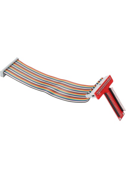 Rpi Gpıo Breakout Genişletme Kartı + Şerit Kablo + Montajlı T Tipi Gpıo Adaptörü 20 cm FC40 40PIN Raspberry Pi Için Düz Şerit Kablo 3 2 Model B & B+ SC05 (Yurt Dışından)