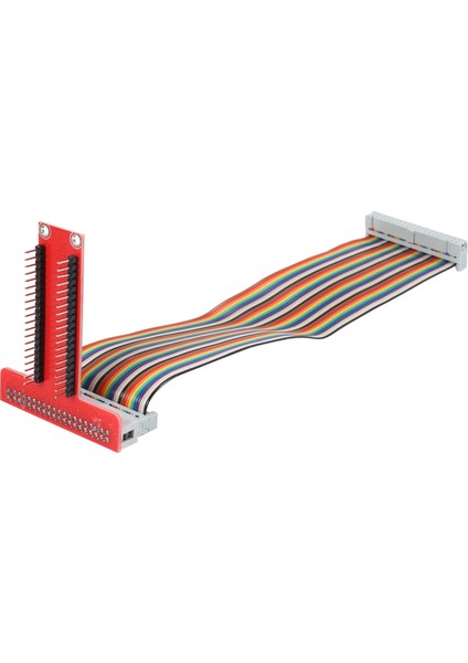 Rpi Gpıo Breakout Genişletme Kartı + Şerit Kablo + Montajlı T Tipi Gpıo Adaptörü 20 cm FC40 40PIN Raspberry Pi Için Düz Şerit Kablo 3 2 Model B & B+ SC05 (Yurt Dışından)
