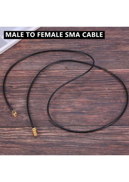 Sma Erkek - Dişi Adaptör Pigtail Koaksiyel Jumper Uzatma Kablosu 3.3ft Uzun (Yurt Dışından)