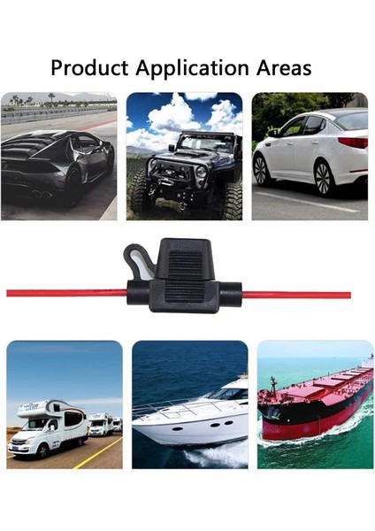 Adet 14 Ayar Awg Sigorta Tutucu Su Geçirmez Toz Geçirmez Inline Sigorta Kutusu Araba Tekne Suv Için (Yurt Dışından)