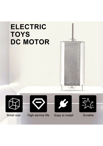 2 Adet Dc 9 V 30800 Rpm 2mm Çap Mil Yüksek Hızlı Model Uçak Dc Motor (Yurt Dışından)