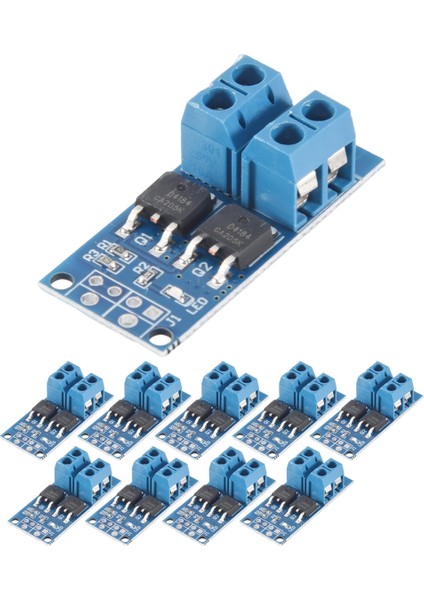 10 Adet Dc 5V-36V 15A(MAX 30A) Mosfet Mos Fet Tetik Anahtarı Sürücü Modülü 0-20KHZ Pwm Regülatör Kontrol Paneli (Yurt Dışından)