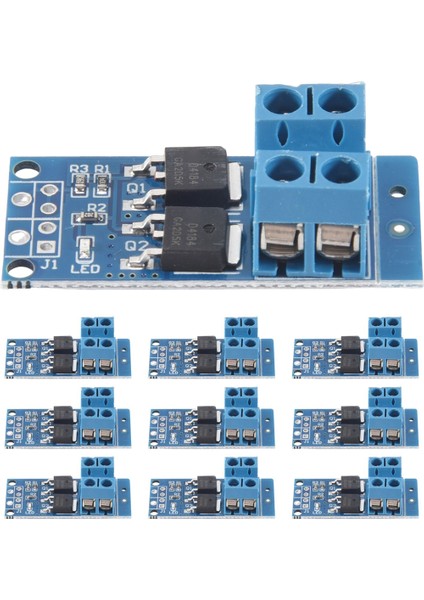 10 Adet Dc 5V-36V 15A(MAX 30A) Mosfet Mos Fet Tetik Anahtarı Sürücü Modülü 0-20KHZ Pwm Regülatör Kontrol Paneli (Yurt Dışından)