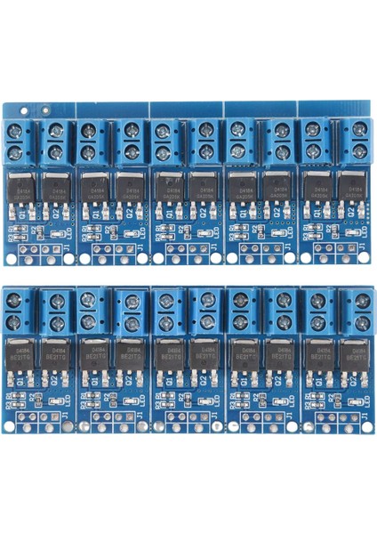 10 Adet Dc 5V-36V 15A(MAX 30A) Mosfet Mos Fet Tetik Anahtarı Sürücü Modülü 0-20KHZ Pwm Regülatör Kontrol Paneli (Yurt Dışından)