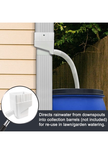 Yağmur Suyu Toplama Iniş Borusu Yönlendirici Yağmur Suyu Toplama Sistemi Bahçe Oluğu Drenajı Siyah (Yurt Dışından) modelleri