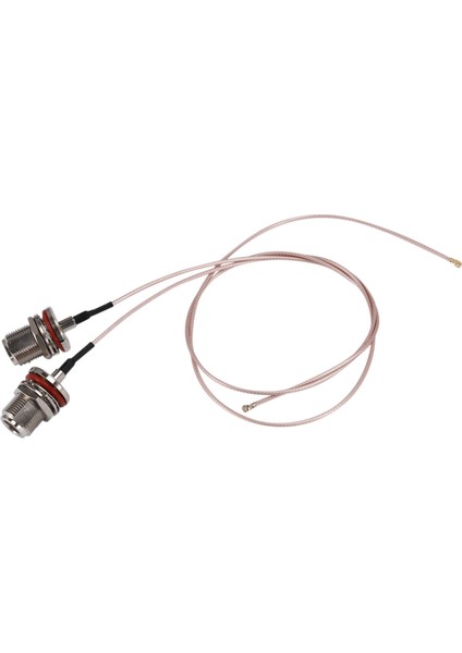 2 Adet Ipx Ipex Ufl U.fl - N Dişi Somun Bölme Düz Konnektör Rf RG178 Kablo Pigtail Koaksiyel Mini Pcı Wıfı (50CM) (Yurt Dışından)