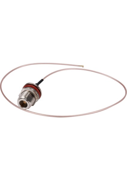 2 Adet Ipx Ipex Ufl U.fl - N Dişi Somun Bölme Düz Konnektör Rf RG178 Kablo Pigtail Koaksiyel Mini Pcı Wıfı (50CM) (Yurt Dışından)