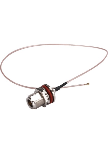 2 Adet Ipx Ipex Ufl U.fl - N Dişi Somun Bölme Düz Konnektör Rf RG178 Kablo Pigtail Koaksiyel Mini Pcı Wıfı (50CM) (Yurt Dışından)