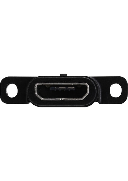 10 Adet Mikro-Usb 5pin Şarj Jakı Soketi Dock Bağlantı Noktası 5p IP67 Su Geçirmez Dişi Konnektör Vida Deliği ile (Yurt Dışından)