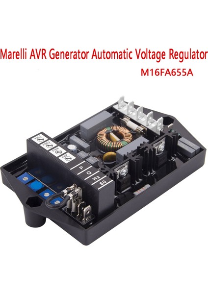 Marelli Avr Jeneratör Otomatik Voltaj Regülatörü Elektrikli Jeneratör Voltaj Kontrolü Ayarlanabilir Sabitleyici M16FA655A (Yurt Dışından)