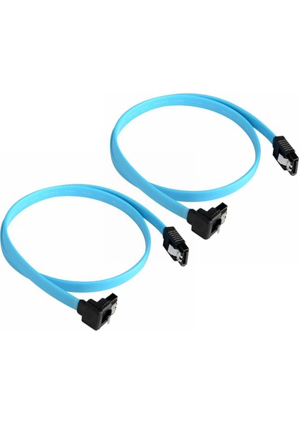 5 Adet Sata 3.0 Kablosu Sata3 Iıı 6 Gb/s Dik Açı 90 Derece HDD Sürücüsü Için (Yurt Dışından)