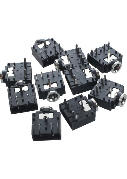 10 Adet 5 Pin Pcb Montaj Dişi 3.5mm Stereo Jak Soket Konnektör (Yurt Dışından)