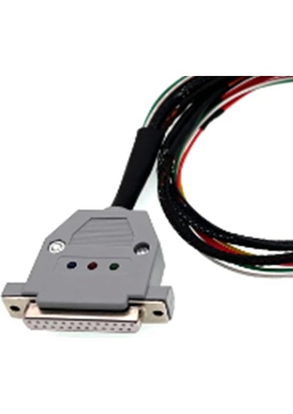 3 LED Işıklı Önyükleme Tezgahı Kablosu DB25 Ecu Tezgahı Pinout Kablosu Sm2 Pro J2534 Vcı Okuma ve Yazma Ecu Batt Vcc Klıne Can-L (Yurt Dışından)