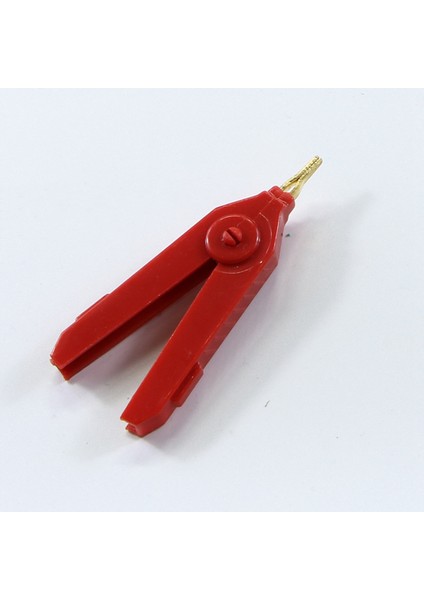 3 Adet 90MM 20A Timsah Klips Bakır Timsah Kelvin Bakır Altın Kaplama Klips (Kırmızı) (Yurt Dışından)