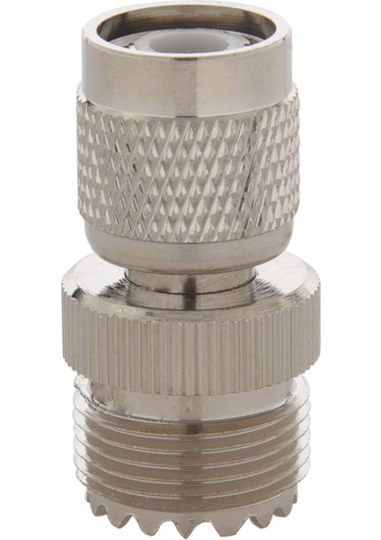 Tnc Erkek - PL259 Uhf Dişi Adaptör Konnektörü, Gümüş (Yurt Dışından)