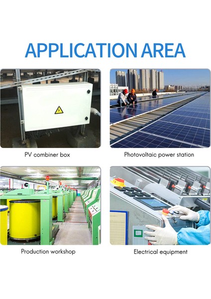 10 Adet 1000 Vdc Sigorta Solar Pv Patlamaya Dayanıklı Sigorta Gümüş - 15A (Yurt Dışından)